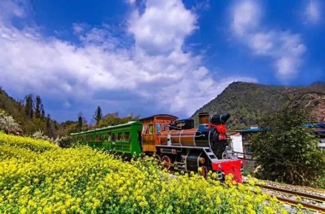 1961——2017 (左图是彭白铁路小火车,右图丹景山观光小火车)