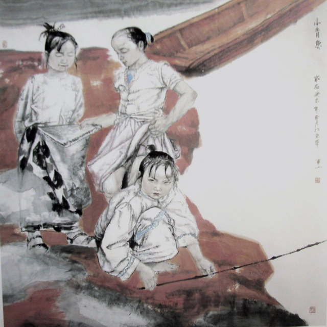 《小青鱼》143×96cm