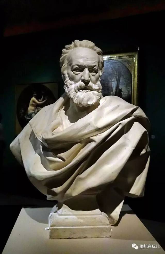 《雨果半身像》 艾梅-朱尔.达卢(1838-1902)