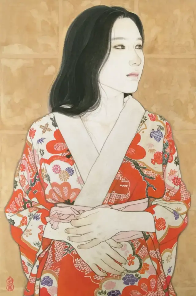 日本美女画家的工笔人体独具特色