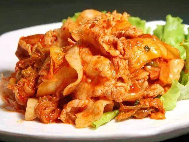 韩式泡菜炒五花肉