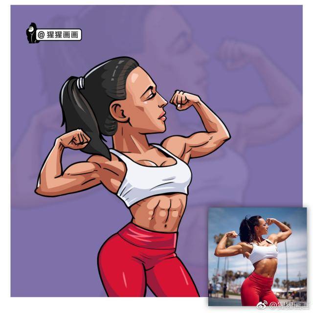 萌翻了各路网友!国产q版肌肉漫画了解一下