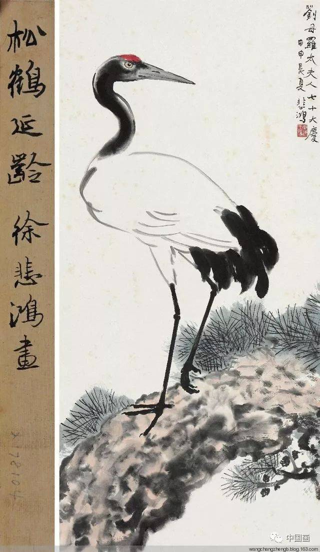 徐悲鸿经典写意国画_搜狐网