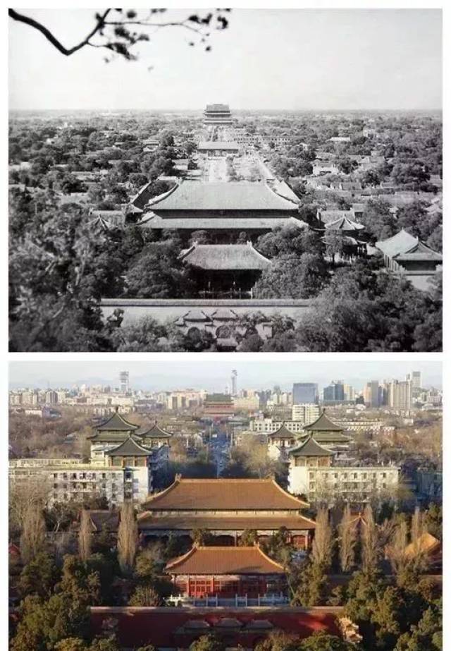 让我们一起来看看经历了百年的北京 故宫午门  一样的位置,让人怀念