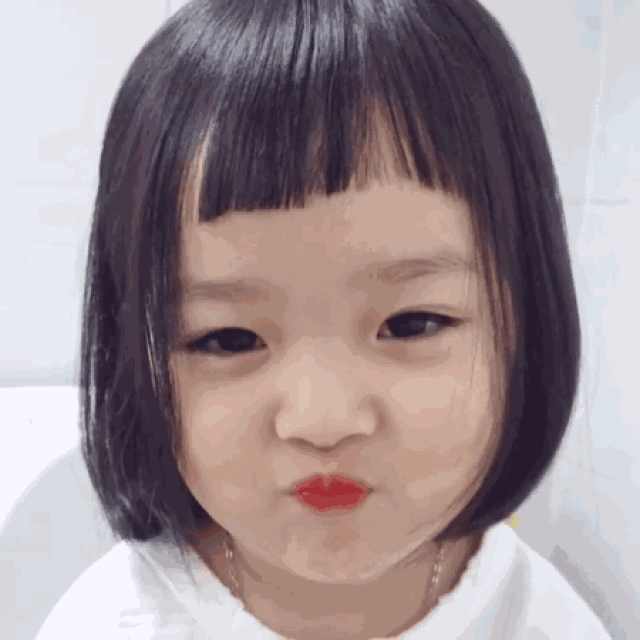 韩国童星女表情包图片
