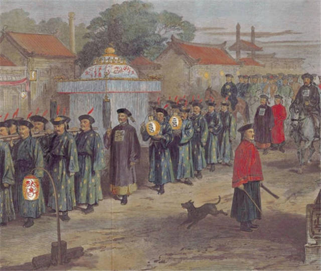 西方版画中的历史记录之同治大婚