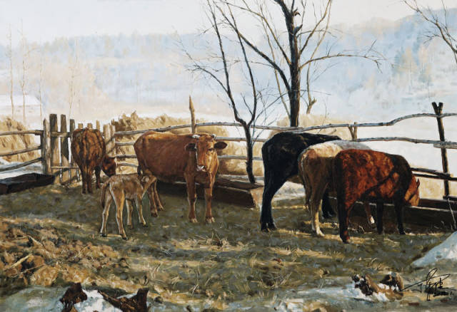 陈健的二十幅油画作品被中国集邮总局限量珍藏版邮册出版发行.并