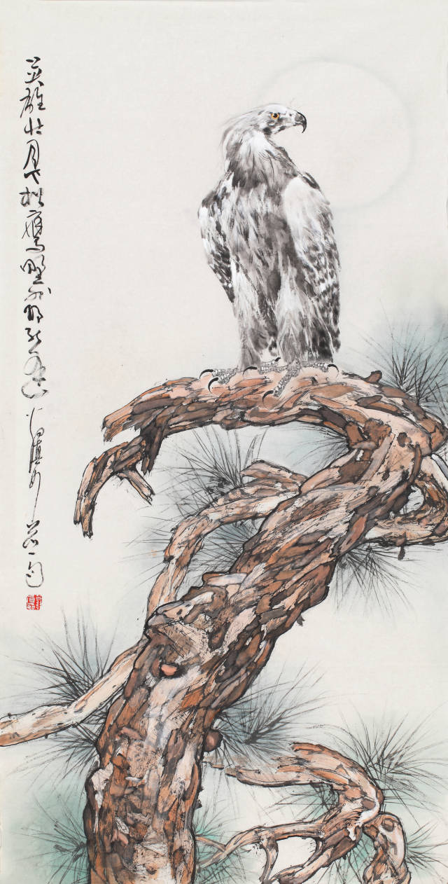 松鹰 136×68cm