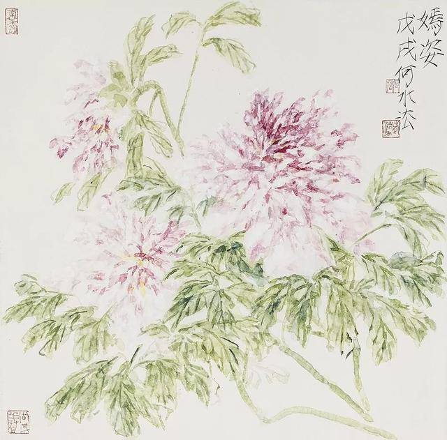 日本画  国画  没骨  水墨画 国画知识】中国画绘画技法之“没骨画法”