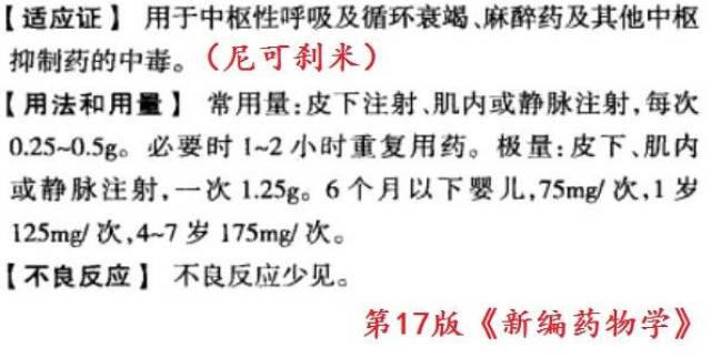 尼可刹米泵入用法用量图片