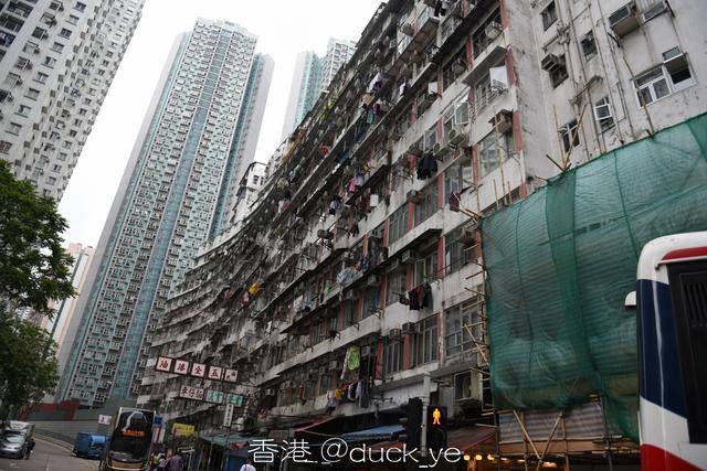 香港房屋密度最高的地方,住了上萬