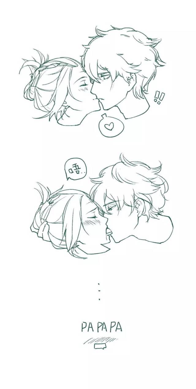 几张图泄露了kiss的正确打开形式,大神教你接吻的正确画法