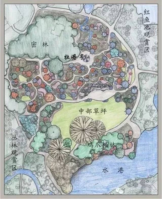 杭州植物园平面图图片