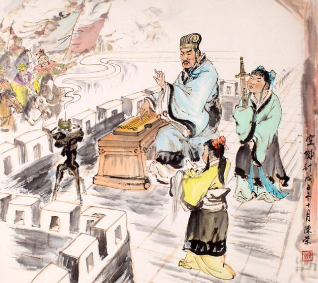 国画家陈荣:水墨状写三国演义人物,再现古典文学优美意境_手机搜狐网