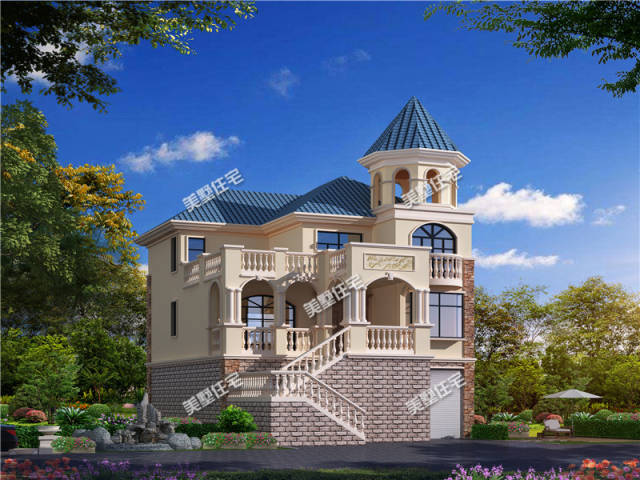 90后花万自建别墅,盖出了一座欧式城堡,让80后情何以堪