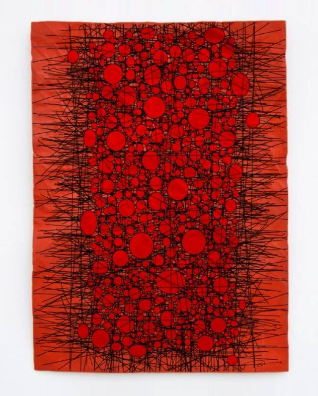 王少帅 《红色计划》 综合材料 60x80cm 2018