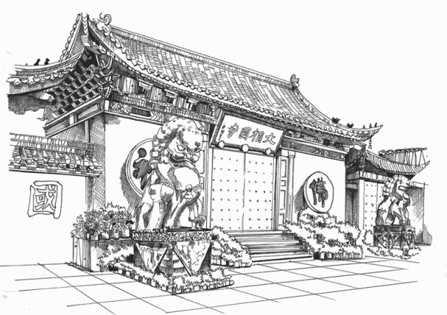 河南惊现"手绘哥"用钢笔手绘校园美景 惊艳世人