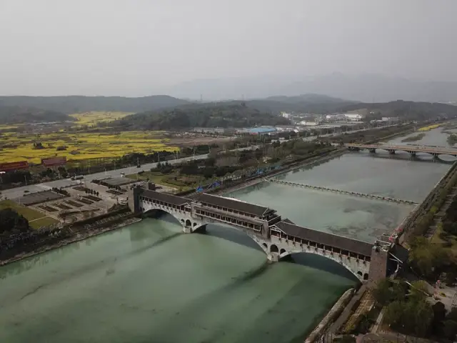北川禹王桥.摄于2018年4月