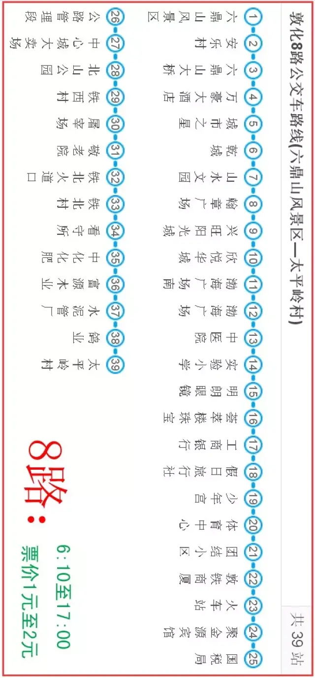 【最新】敦化市公交車線路彙總(16條線路)