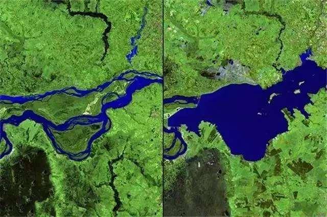 卫星对比图告诉你地球的变化, 30年间都折腾啥样了?