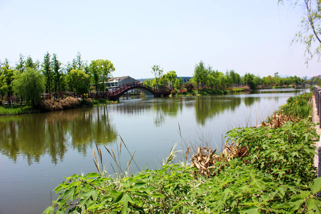 宁波西塘河公园,乘坐地铁看风景