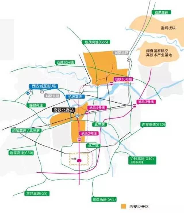 西安市经开区行政区划图片