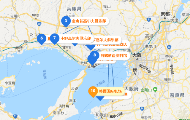 日本旅游度假!兵库县名门高尔夫之旅