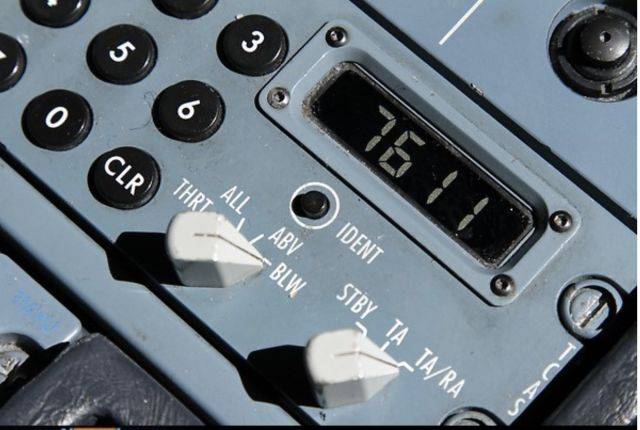 像7700代表紧急状态,7500代表非法行为(如劫机)