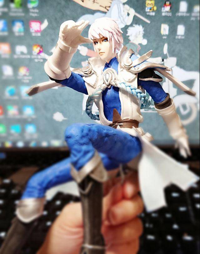 王者荣耀诸葛亮真爱粉，分享一下自制粘土小人_搜狐网