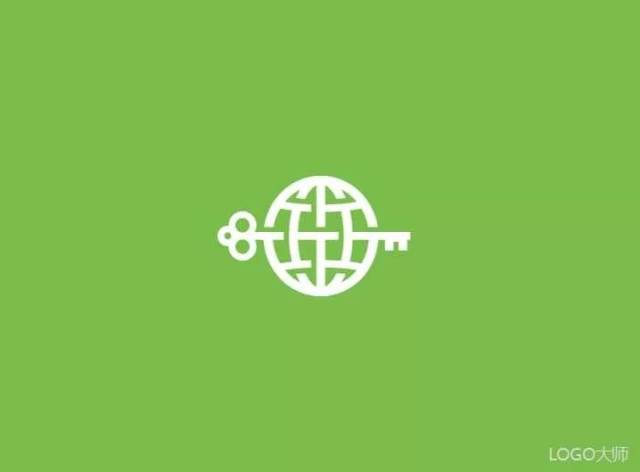 钥匙元素logo合集鉴赏!