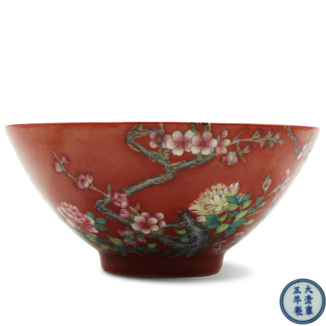 珊瑚红地珐琅彩瓷器特点鉴赏_搜狐网