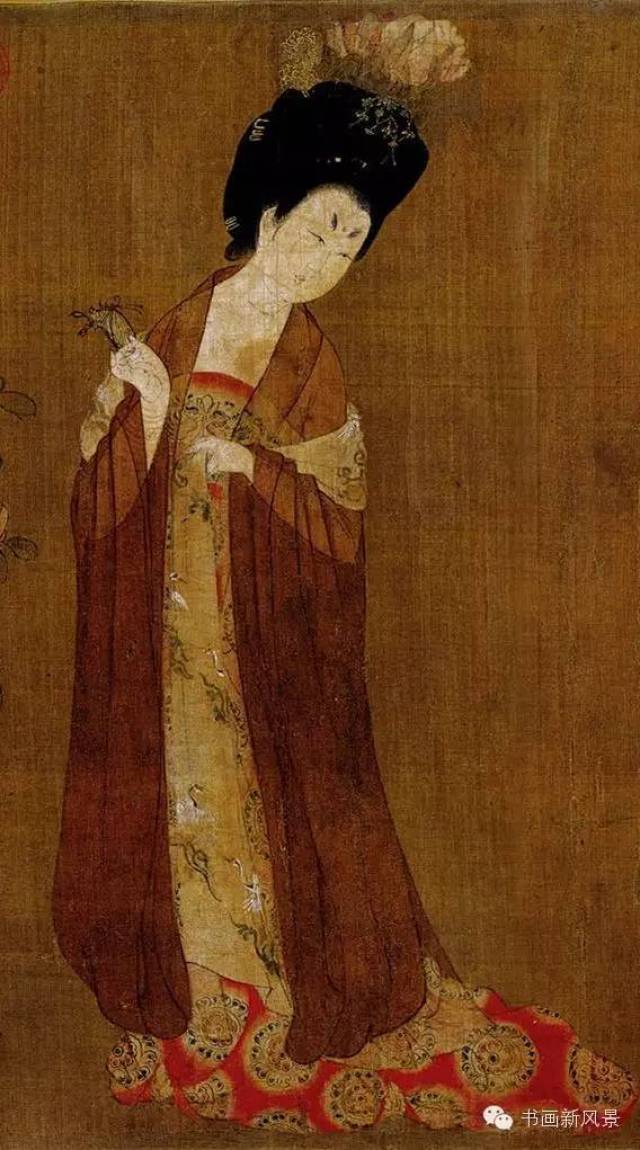 把《簪花仕女图》放大看看，好惊艳！_搜狐网