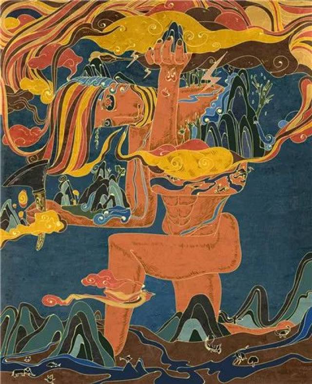 用神话故事弘扬中国传统文化访2017大艺时代插画大赛银奖获得者张浩然