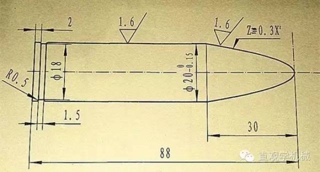 机械加工车工永远不寂寞几张子弹图纸抽空车一个试试