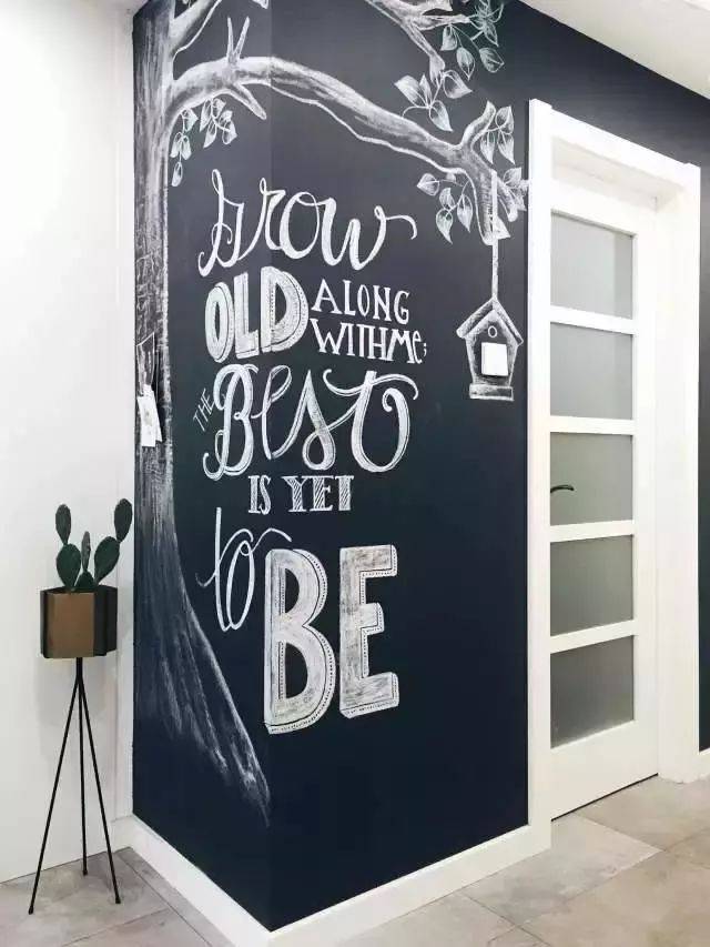 装一面黑板墙吧,你的生活本应充满浪漫