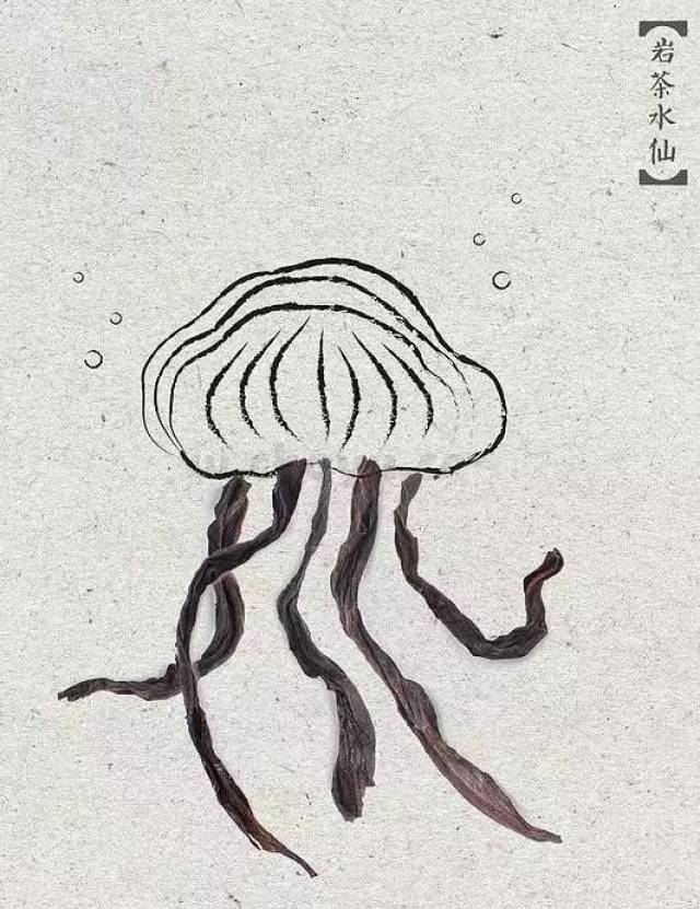 用茶作画就算了,居然还画的如此栩栩如生!