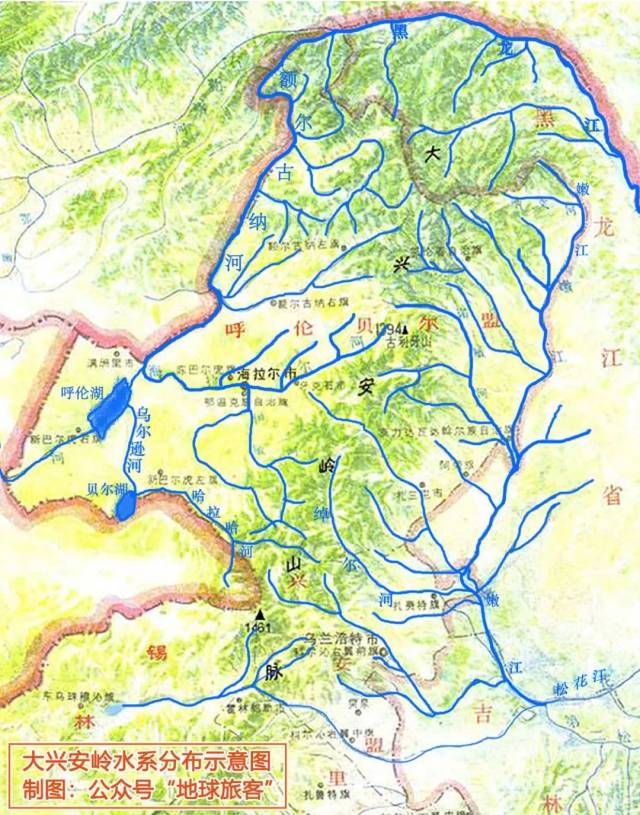 呼伦贝尔草原地形图图片