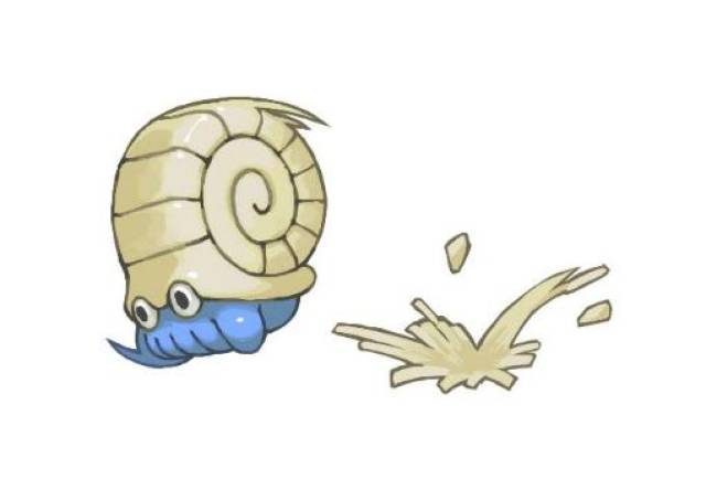 《精灵宝可梦》图鉴138:被尊称为菊石神的宝可梦——菊石兽
