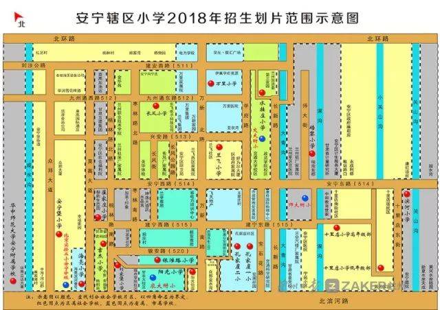 襄城小学划片地图图片