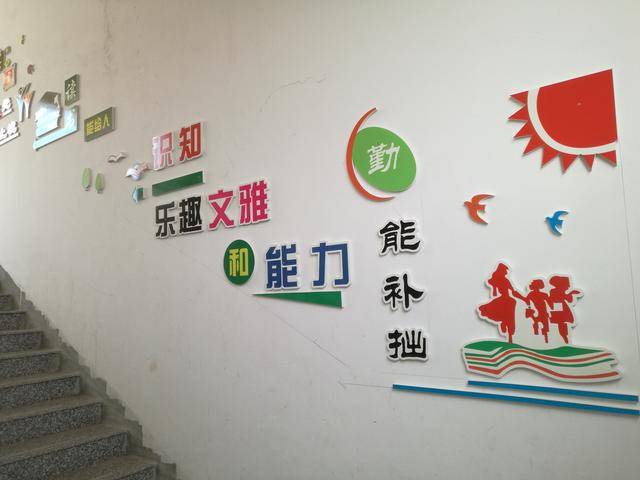 图为内容丰富的走廊文化