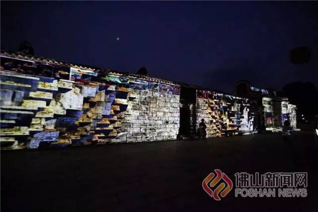 唯美灯光秀在佛山这个古村上演!每晚都有,持续至周四