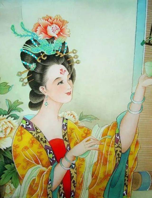 杨贵妃画像复原图曝光后网友惊呼太美了