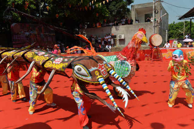 传统非遗表演大比拼海沧举办保生大帝圣驾巡安文化节