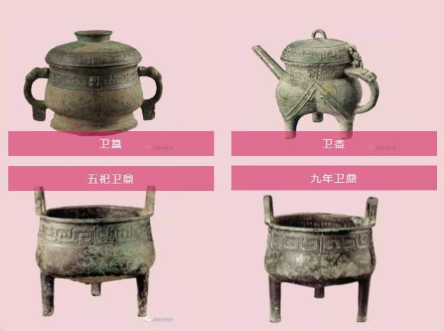 如前面所提及的晚清"四大国宝"(毛公鼎,大盂鼎,虢季子白盘,散氏盘)均