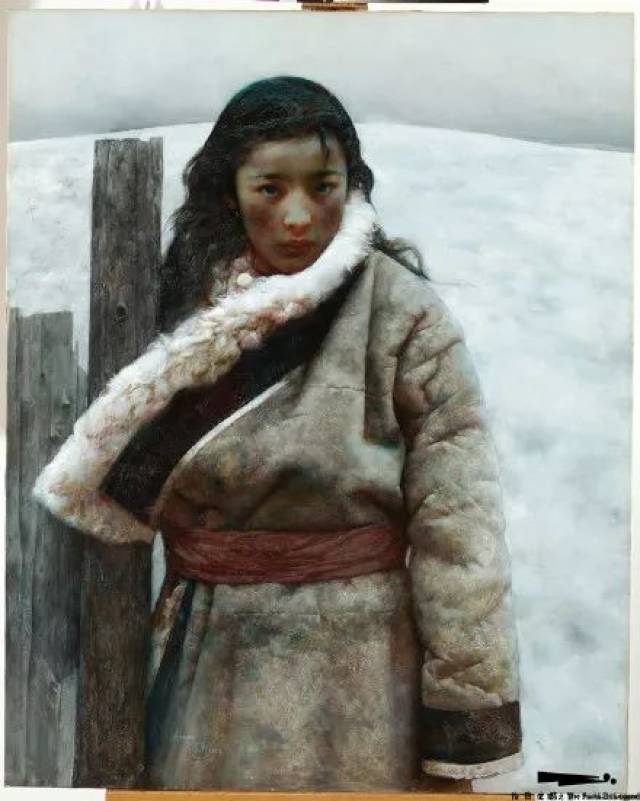 他用十几年时间，画油画记录西藏少女的成长过程_手机搜狐网