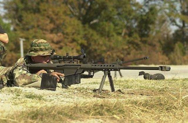 暴力美学之狙击步枪之王—巴雷特m82a1