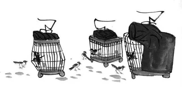 汪曾祺北京人的遛鸟