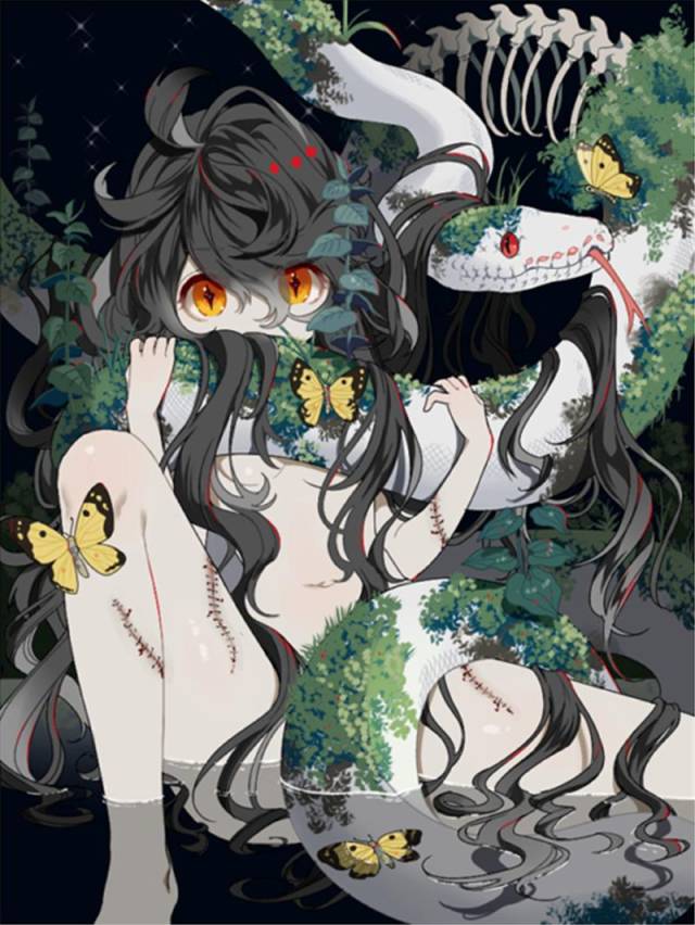 p站美图推荐—蛇特辑