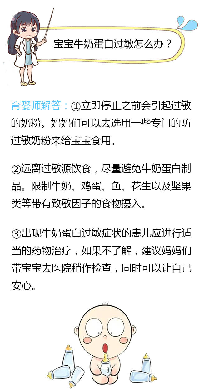 本期知識要點; 寶寶牛奶蛋白過敏怎麼辦? 奶粉衝調後有顆粒怎麼回事?