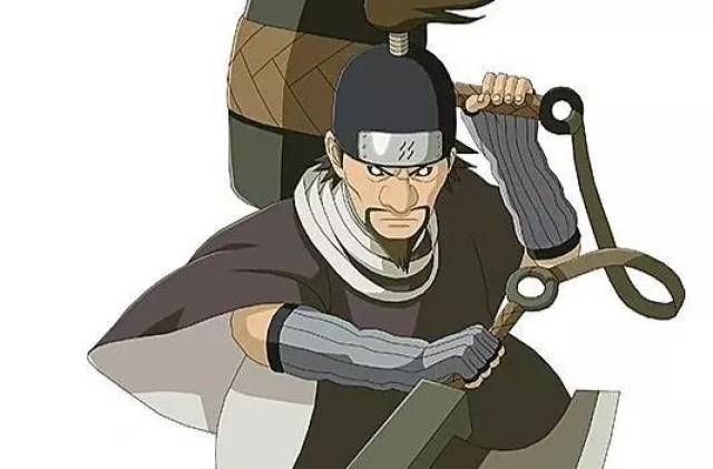 在早期的火影当中出场的时候由"鬼人"再不斩"持有,凭借这把刀和同样戴